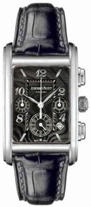 Audemars Piguet Edward Piguet Automatic Chronograph Date 18ct White Gold Case Black Leather Watch# 25987BC.OO.D002CR.01 (Men Watch)