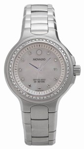 Movado Swiss Quartz Stainless Steel Watch #2600035 (Women Watch)