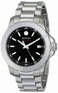 Movado Swiss quartz Dial color Black Watch # 2600115 (Men Watch)
