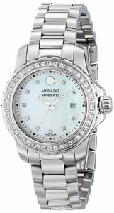 Movado Swiss quartz Dial color Mother of pearl Watch # 2600120 (Women Watch)