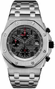 Audemars Piguet Automatic Stainless Steel Grey Chronograph Dial Brushed Titanium Band Watch #26170TI.OO.1000TI.01 (Men Watch)
