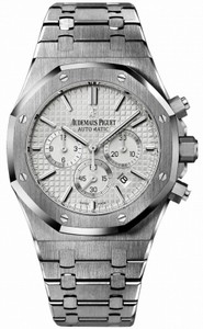 Audemars Piguet Automatic Brushed Stainless Steel Silver Dial Brushed & Polished Stainless Steel Band Watch #26320ST.OO.1220ST.02 (Men Watch)