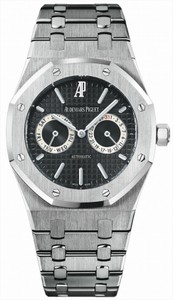 Audemars Piguet Automatic Brushed Stainless Steel Black Chronograph Dial Brushed Stainless Steel Band Watch #26330ST.OO.1220ST.01 (Men Watch)