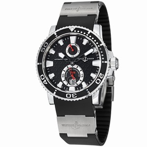 Ulysse Nardin Swiss automatic Dial color Black Watch # 263-33-3/82 (Men Watch)