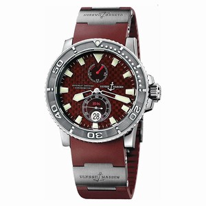 Ulysse Nardin Automatic self wind Dial color Red Watch # 263-33-3/95 (Men Watch)