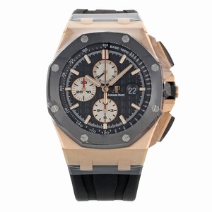 Audemars Piguet Automatic Self Wind Dial Color Black Dial With Mega Tapiserie Pattern Watch #26401RO.OO.A002.CA.01 (Men Watch)