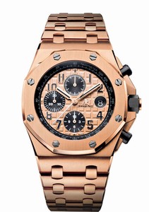 Audemars Piguet Royal Oak Offshore Automatic Chronograph Date 18ct Rose Gold Watch# 26470OR.OO.1000OR.01 (Men Watch)