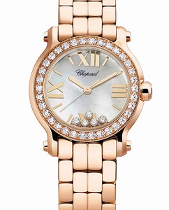 Chopard Quartz 18ct Rose Gold Watch #274189-5007 (Watch)