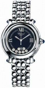 Chopard Quartz Stainless Steel Blue Dial Stainless Steel Band Watch #278236-3015 (Women Watch)