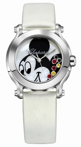 Chopard Quartz Dial Color Mother-of-pearl With Mickey Mouse Motif Watch #278475-3032 (Women Watch)