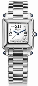 Chopard Quartz Stainless Steel White Dial Stainless Steel -polished Band Watch #278893-3006 (Women Watch)