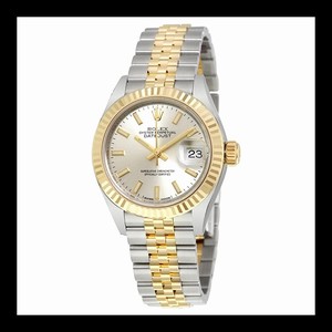 Rolex Automatic Dial color Silver Watch # 279173SSJ (Women Watch)