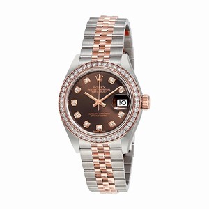 Rolex Automatic Dial color Chocolate Watch # 279381CHDJ (Women Watch)