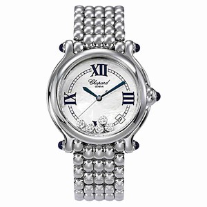 Chopard Swiss Quartz Dial Color White Watch #28/8965-23 (Women Watch)