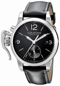 Graham Swiss automatic Dial color Black Watch # 2CXAS.B02A (Men Watch)