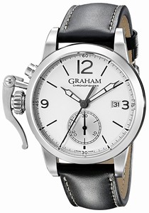 Graham Swiss automatic Dial color Silver Watch # 2CXAS.S02A (Men Watch)