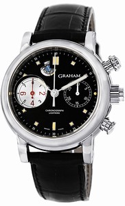 Graham Swiss automatic Dial color Black Watch # 2LIAS.B04A.C01B (Men Watch)