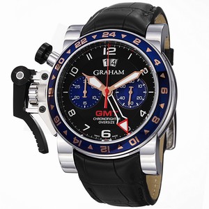 Graham Swiss automatic Dial color Black Watch # 2OVGS.B26A.C118 (Men Watch)