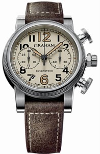 Graham Automatic self wind Dial color Ivory/white Watch # 2SABS.W01A.L18S (Men Watch)