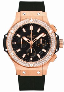 Hublot Big Bang Automatic Chronograph Date Bezel Decorated with 1.78ct Diamonds Watch # 301.PX.1180.RX.1104 (Men Watch)