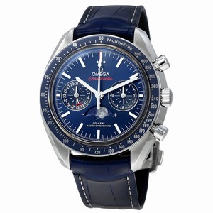 Omega Blue Automatic Watch #304.33.44.52.03.001 (Men Watch)