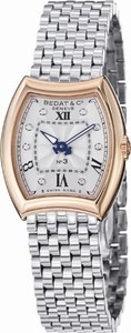 Bedat & Co Swiss Quartz Silver Watch #305.401.109 (Women Watch)