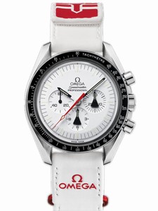 Omega 42mm Automatic Professional Alaska Project Limited Edition Moonwatch White Dial Stainless Steel Case With White Velcro Strap Limited To 1970 Pcs Worldwide Watch #311.32.42.30.04.001 (Men Watch)