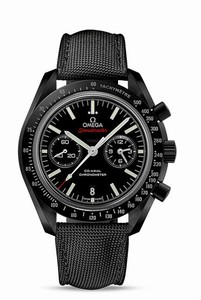 Omega Speedmaster Moonwatch Co-Axial Chronograph Black Nylon Watch# 311.92.44.51.01.003 (Men Watch)