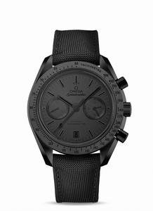 Omega Speedmaster Co-Axial Chronometer Dark Side Of The Moon Ceramic Case Black Nylon Fabric Watch# 311.92.44.51.01.005 (Men Watch)