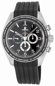 Omega Speedmaster Automatic Chronometer Chronograph Date Black Rubber Watch# 321.32.44.50.01.001 (Men Watch)