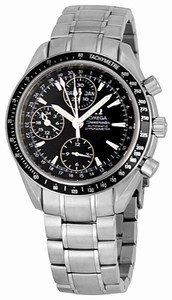 Omega Automatic Day-Date Black Dial Stainless Steel Case And Bracelet Watch #3220.50.00 (Men Watch)