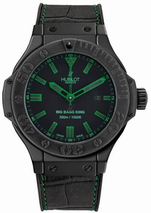 Hublot Big Bang Automatic Green Index Hour Marker Date 500 Pieces Limited Edition Watch # 322.CI.1190.GR.ABG11 (Men Watch)