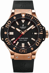 Hublot Big Bang Automatic Rose Gold Plated Index Hour Marker Date Watch # 322.PM.100.RX (Men Watch)
