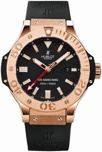 Hublot Big Bang Automatic Rose Gold Plated Index Hour Marker Date Watch # 322.PX.100.RX (Men Watch)