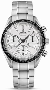 Omega 40mm Automatic Chronometer Racing Silver Dial Stainless Steel Case With Stainless Steel Bracelet Watch #326.30.40.50.02.001 (Men Watch)