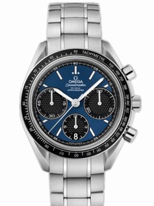 Omega 40mm Automatic Chronometer Racing Blue Dial Stainless Steel Case With Stainless Steel Bracelet Watch #326.30.40.50.03.001 (Men Watch)