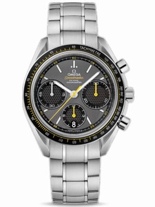 Omega 40mm Automatic Chronometer Racing Gray Dial Stainless Steel Case With Stainless Steel Bracelet Watch #326.30.40.50.06.001 (Men Watch)