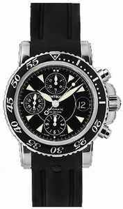 MontBlanc Sport Automatic Chronograph Date Black Watch #3274 (Men Watch)