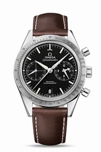 Omega Speedmaster '57 Co-Axial Automatic Chronometer Chronograph Date Brown Leather Watch# 331.12.42.51.01.001 (Men Watch)