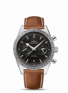 Omega Speedmaster Co-Axial Chronometer Chronograph Date Brown Leather Watch# 331.12.42.51.01.002 (Men Watch)