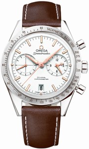 Omega Speedmaster '57 Co-Axial Automatic Chronometer Chronograph Date Brown Leather Watch# 331.12.42.51.02.002 (Men Watch)