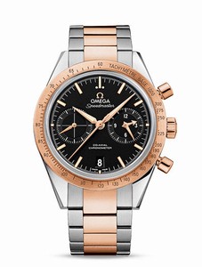 Omega Speedmaster '57 Co-Axial Automatic Chronometer Chronograph Date 18k Rose Gold and Stainless Steel Watch# 331.20.42.51.01.002 (Men Watch)