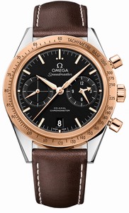 Omega Speedmaster '57 Co-Axial Automatic Chronometer Chronograph Date Brown Leather Watch# 331.22.42.51.01.001 (Men Watch)