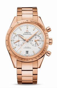 Omega Speedmaster '57 Co-Axial Automatic Chronometer Chronograph Date 18k Rose Gold Watch# 331.50.42.51.02.002 (Men Watch)