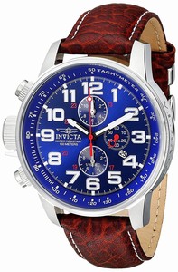 Invicta Blue Dial Stainless Steel Band Watch #3328 (Men Watch)