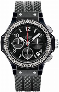 Hublot Big Bang Automatic Arabic Numerals Chronograph Date Bezel decorated with Diamonds Watch # 341.CV.130.RX.114 (Men Watch)