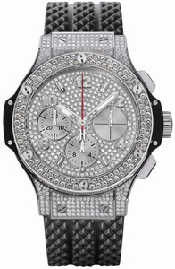 Hublot Big Bang Autoamtic Chronograph Dial Decorated with 1.18ct Diamonds Watch # 341.SX.9010.RX.1704 (Men Watch)