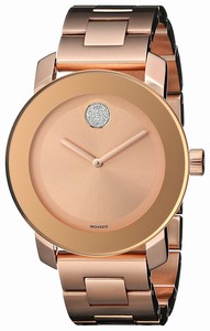 Movado Swiss quartz Dial color Pink Watch # 3600086 (Women Watch)