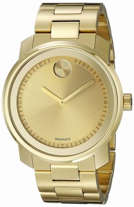 Movado Swiss quartz Dial color Gold Watch # 3600258 (Men Watch)