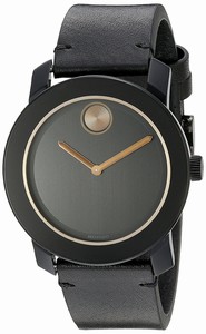 Movado Swiss quartz Dial color Black Watch # 3600297 (Men Watch)